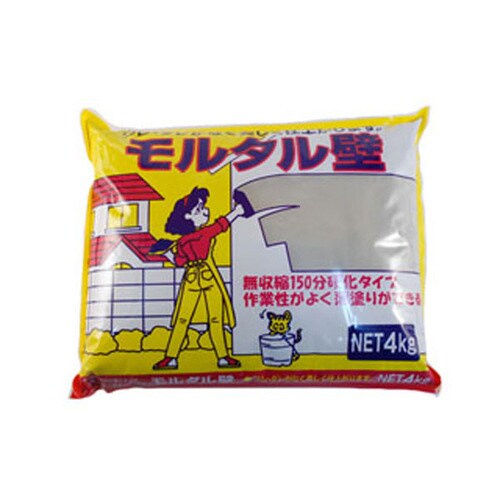 無収縮モルタル壁 4kg
