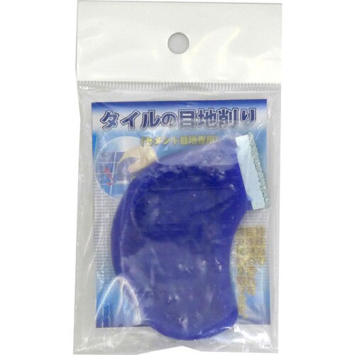 タイルの目地削り