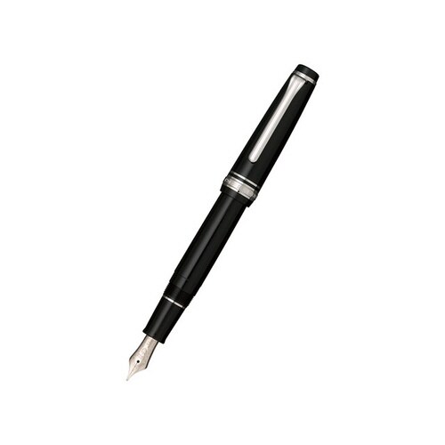 セーラー スリム銀万年筆黒 細字