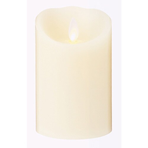 LEDキャンドル ルミナラピラー3×4 アイボリー