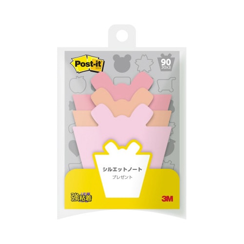 ポストイットシルエットノート強粘着プレゼントX10