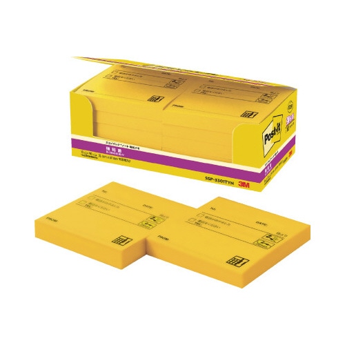 ポストイット強粘着74×69電話ノート10冊X3