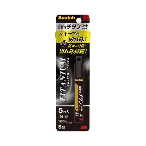 スコッチ チタンコートカッター替刃S 5枚X10