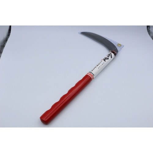 GS ステン 片刃薄鎌(改良赤柄)