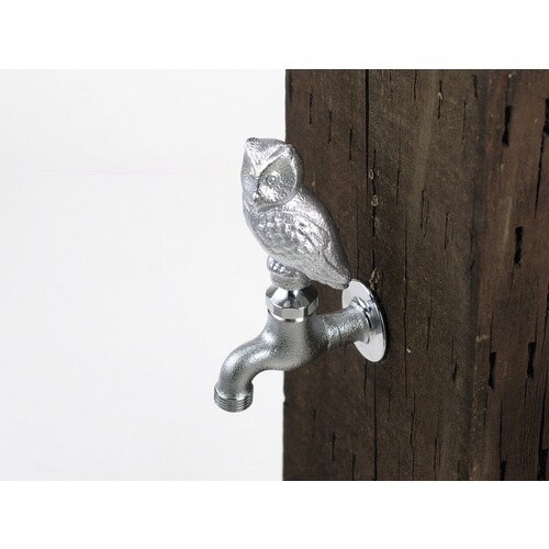 ガーデニング水栓 フクロウ付