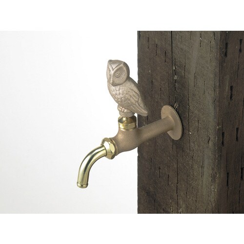 −JAN ガーデニング水栓 フクロウ付