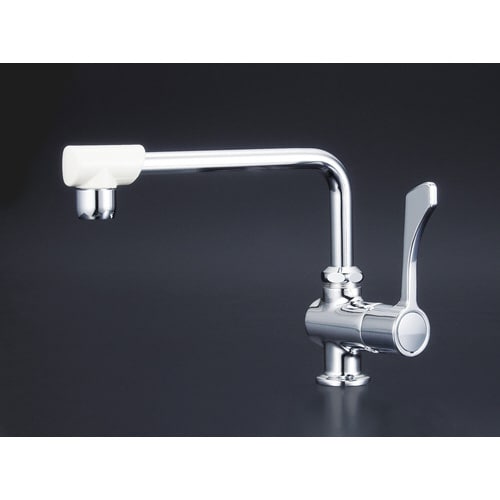 ワンタッチハンドル付立型自在水栓