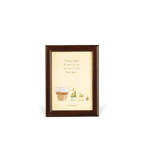 ブラン インテリアフレーム ダーク茶