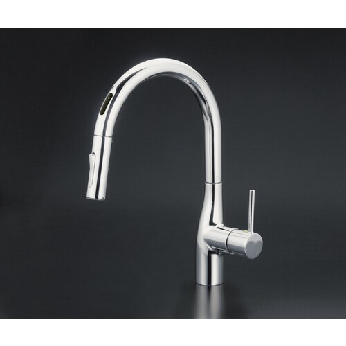 KV 寒 センサー付グースネック混合栓 e