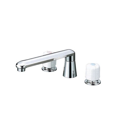 2ハンドル混合栓 ナット接続