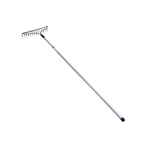 OWL アルミ柄スチールアメリカンレーキ 14本爪