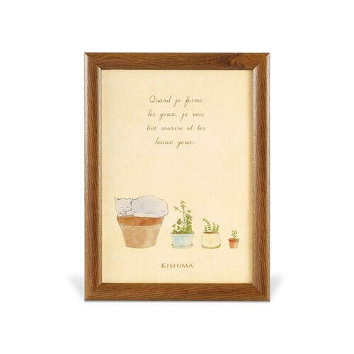 ブラン インテリアフレーム 茶