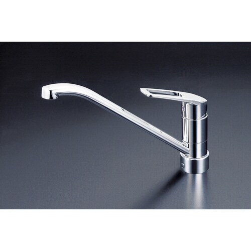 流し台混合栓 コイン上面