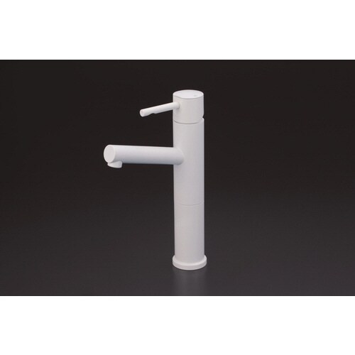 KV シングルレバー混合栓ロングホワイト