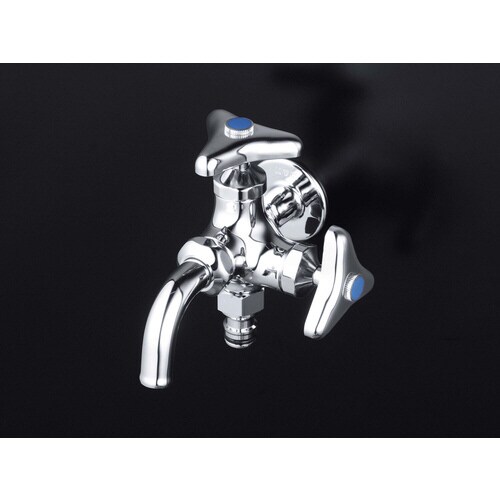 −JAN 寒屋外ニップル二口横水栓