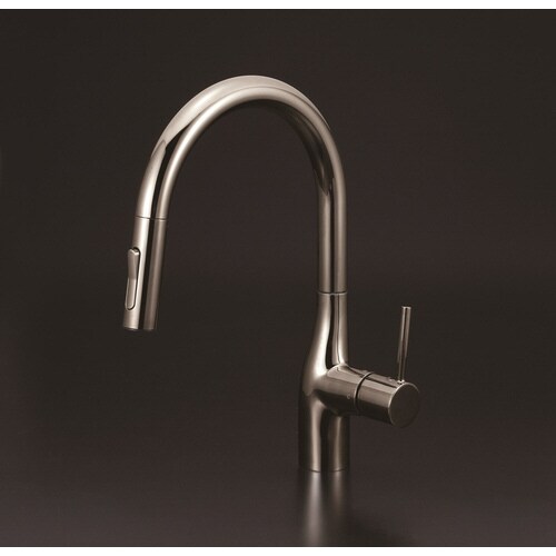 KV 寒 グースネック混合栓e D黒