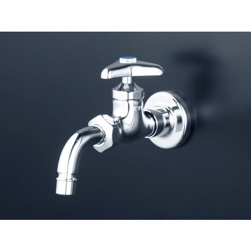 寒送座吐水回転水栓ワンタッチN付