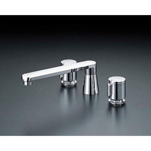 2ハンドル混合栓 ナット接続