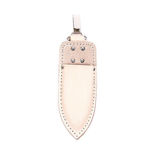 OWL 牛革型押剪定サック 先尖 カン付