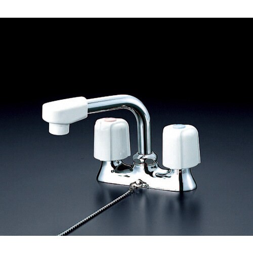 洗面2ハンドル混合栓 栓付