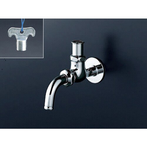 −JAN キー式吐水回転水栓