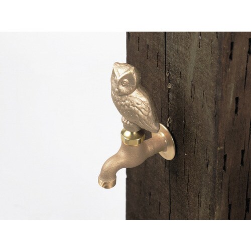 ガーデニング水栓 フクロウ付