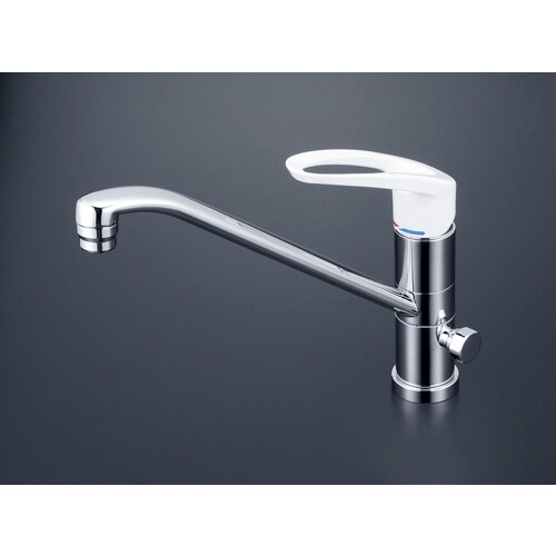 流し台混合栓 分岐孔付