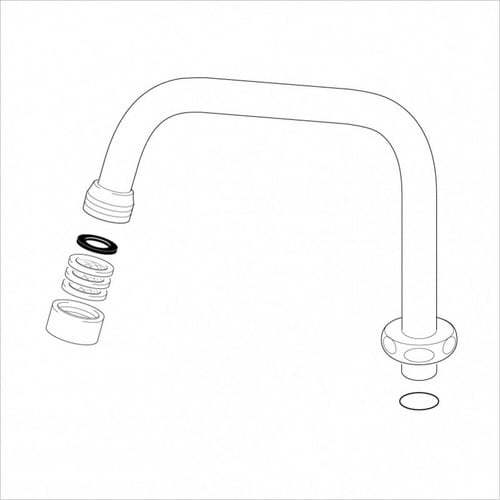 KV FMW722用吐水パイプ