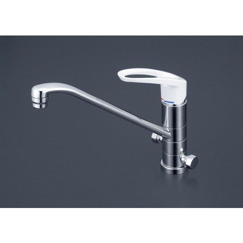 流し台混合栓 分岐孔付