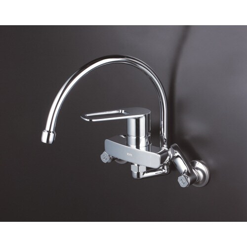 KV スワン型パイプ シングル混合栓