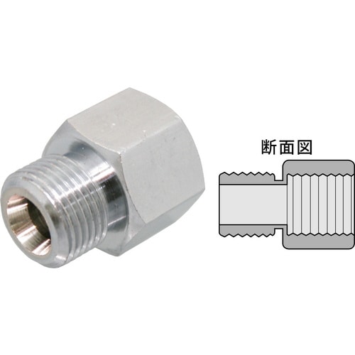 豊光 同径中間ニップルソケット 平行