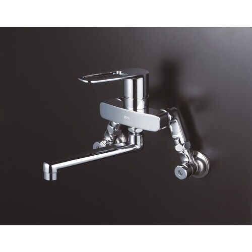 KV シングル混合栓 ソケット100mm