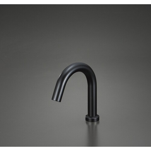 KV センサー水栓 電池 黒 ロング