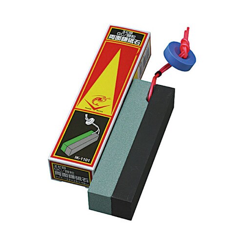 GC/微粒 両面鎌砥石 紐付 エビ印