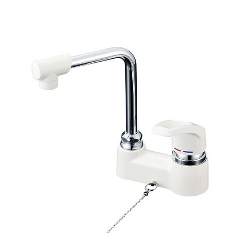 寒 洗面混合栓 栓付