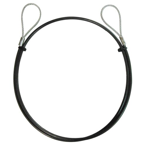 PVC被覆メッキ付ワイヤーロープ(両端アイ加工)