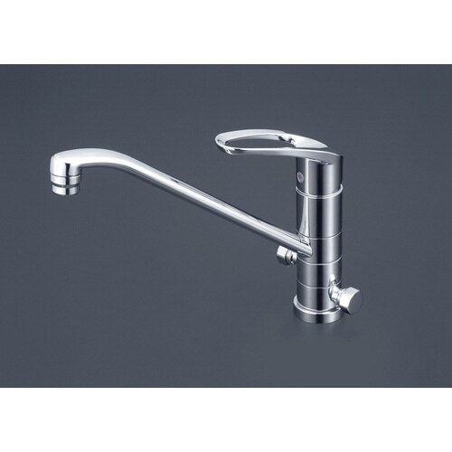 流し台混合栓 分岐孔付