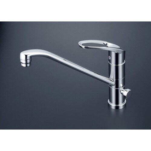 流し台混合栓 分岐孔付