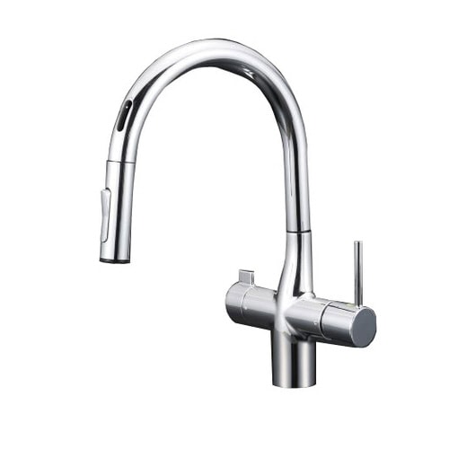 ビルトイン浄水器用シングルシャワー付混合栓