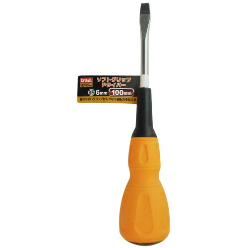 TSD−6X100 ソフトグリップドライバー