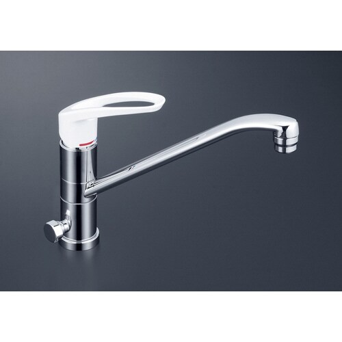 流し台混合栓 分岐孔付