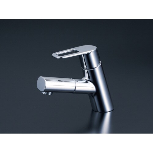 洗面用シングルレバー式混合栓(eレバー)(撥水)