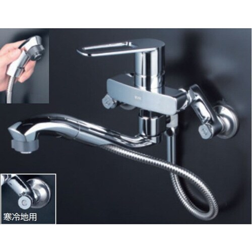 KV 寒シングルレバーシャワー混合栓
