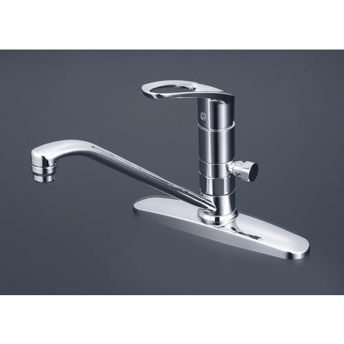 流し台混合栓 分岐孔付