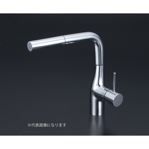 流し台用シングルレバー式混合栓(撥水) 寒冷地