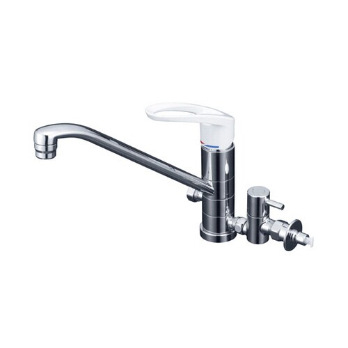 寒流し台混合栓止水栓付