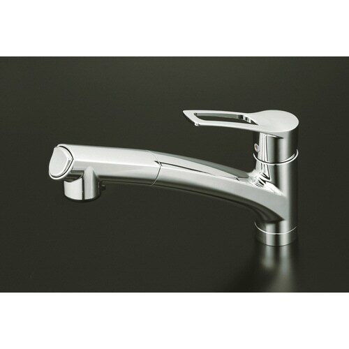 流し台用シングルレバー式混合栓(撥水)