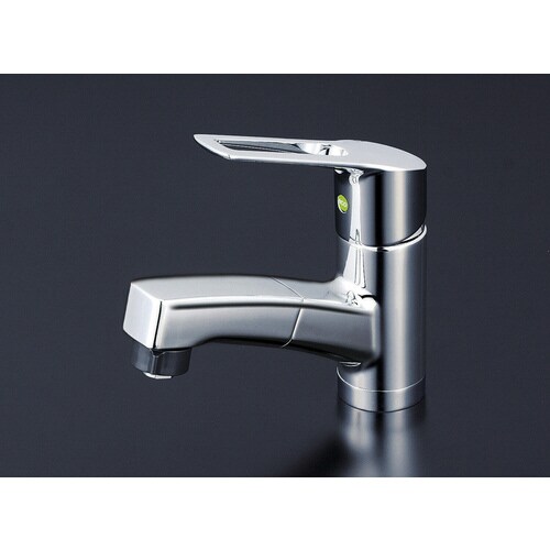 洗面シャワー付混合栓 eレバー