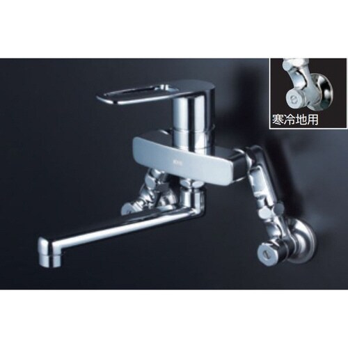 KV 寒シングル混合栓ソケット100mm