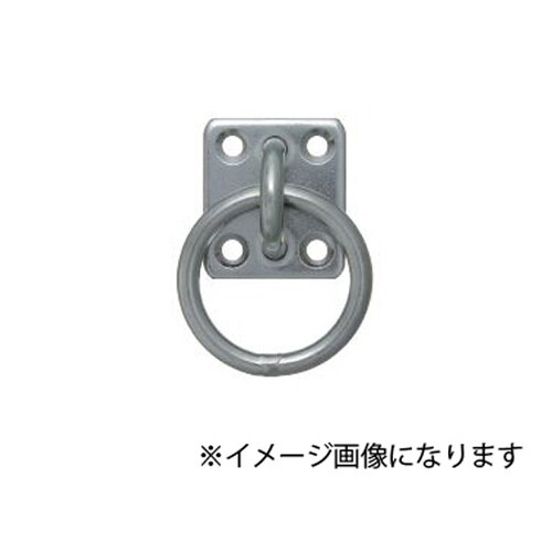 ステン角型アイプレートリング付6mm
